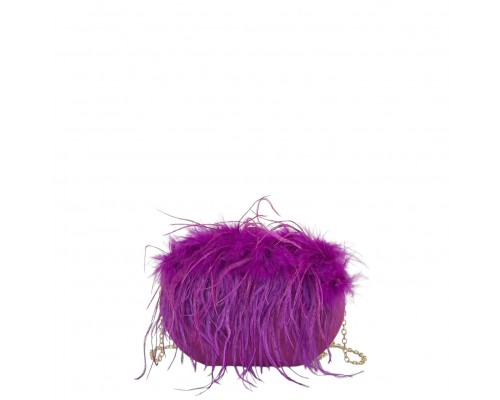 Bolso Clutch Efecto Ante